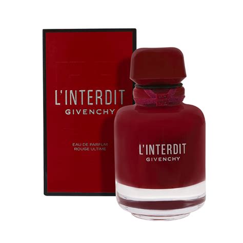 interdit rouge ultime givenchy|givenchy l'interdit rouge 80 ml.